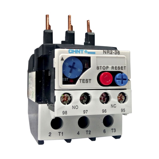Relé Térmico de Sobrecarga Chint 28...36A NR2-36 Relé Térmico de Sobrecarga Chint 28...36A NR2-36