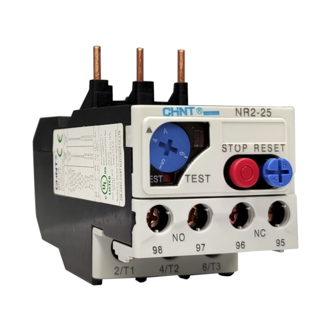 Relé Térmico de Sobrecarga Chint 4...6A NR2-25 Relé Térmico de Sobrecarga Chint 4...6A NR2-25