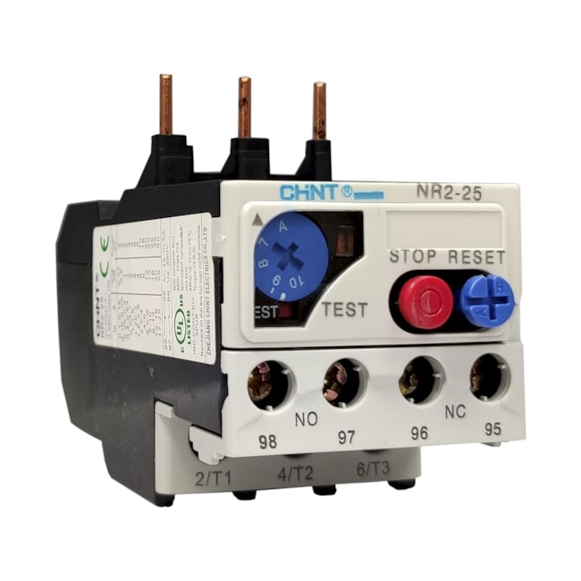 Relé Térmico de Sobrecarga Chint 7...10A NR2-25 Relé Térmico de Sobrecarga Chint 7...10A NR2-25