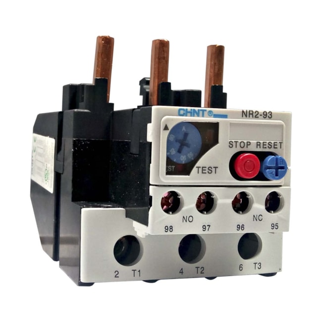 Relé Térmico de Sobrecarga Chint 80...93A NR2-93 Relé Térmico de Sobrecarga Chint 80...93A NR2-93