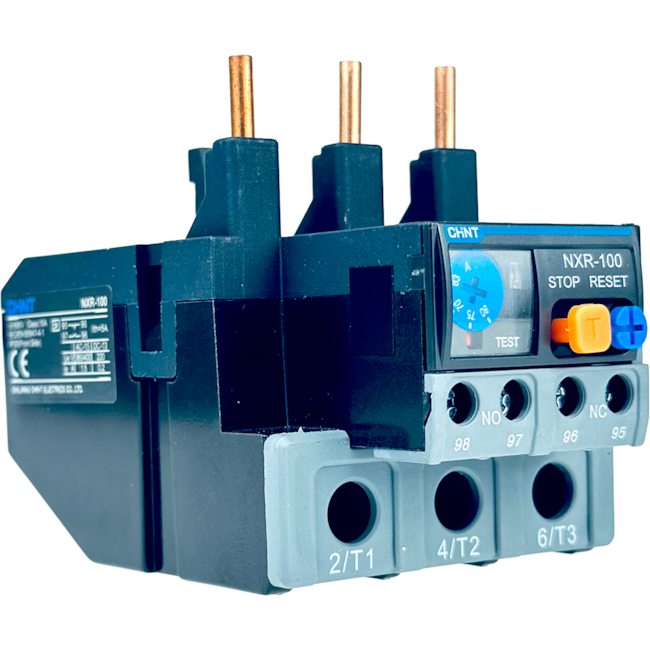 Relé Térmico de Sobrecarga Chint NXR-100 63A-80A Relé Térmico de Sobrecarga Chint NXR-100 63A-80A