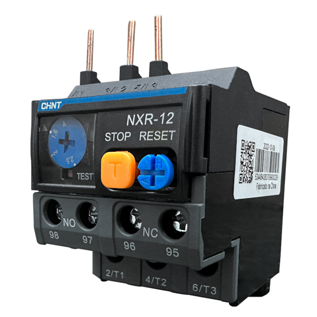 Relé Térmico de Sobrecarga Chint NXR-12 1.6-2.5A Relé Térmico de Sobrecarga Chint NXR-12 1.6-2.5A