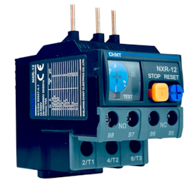 Relé Térmico de Sobrecarga Chint NXR-12 5.5A-8A Relé Térmico de Sobrecarga Chint NXR-12 5.5A-8A