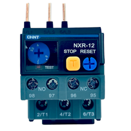 Relé Térmico de Sobrecarga Chint NXR-12 5.5A-8A Relé Térmico de Sobrecarga Chint NXR-12 5.5A-8A
