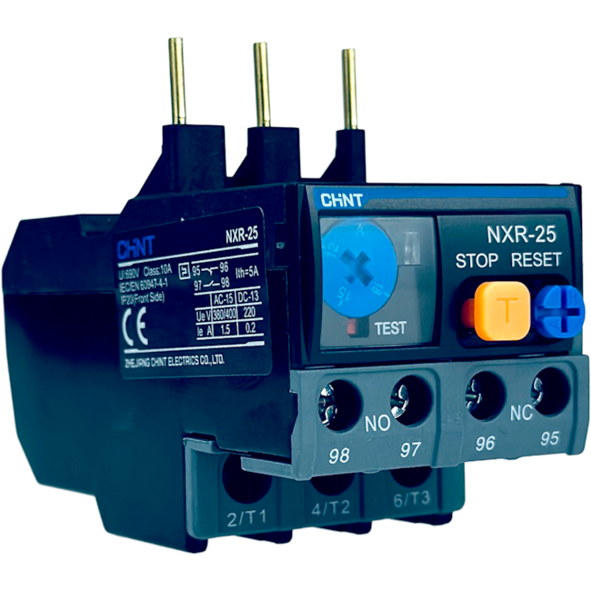 Relé Térmico de Sobrecarga Chint NXR-25 12A-18A Relé Térmico de Sobrecarga Chint NXR-25 12A-18A