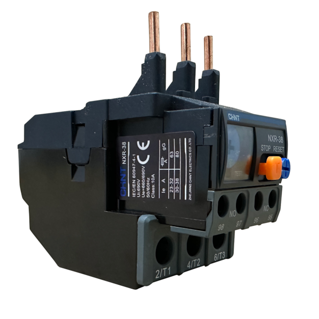 Relé Térmico de Sobrecarga Chint NXR-38 23A-32A Relé Térmico de Sobrecarga Chint NXR-38 23A-32A