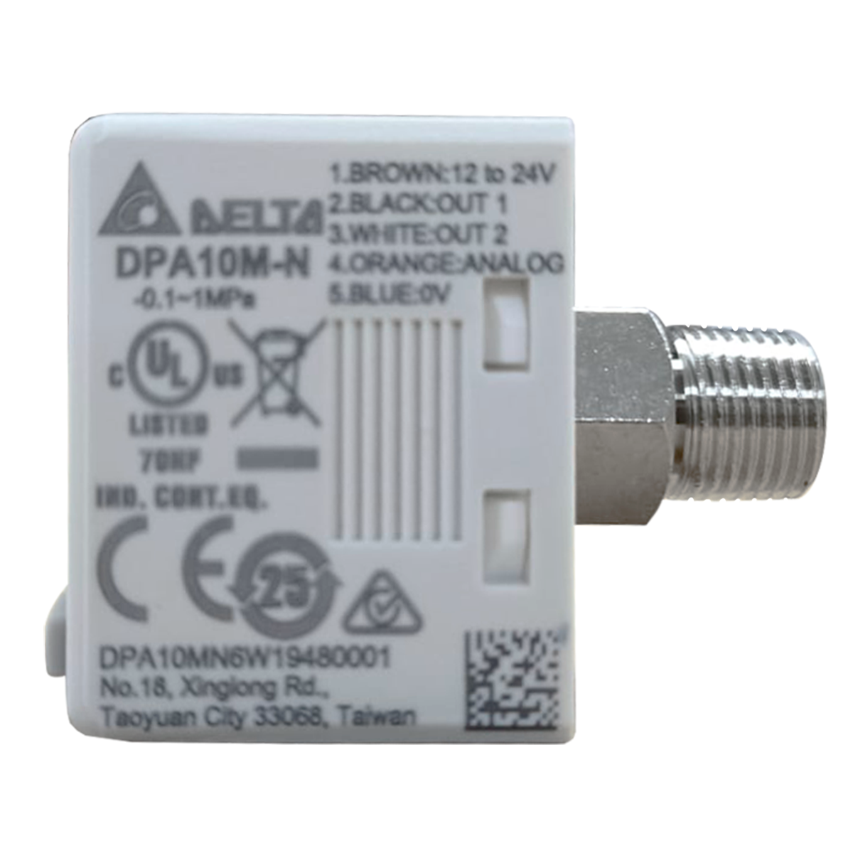 Sensor de Pressão Delta DPA10M-N -100~1000kPa NPN | DELTA | Automação ...