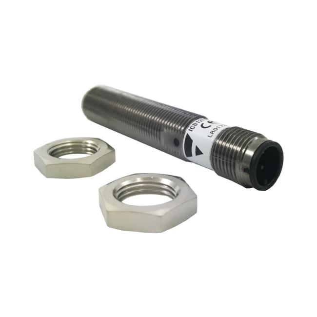 Sensor Indutivo Carlo Gavazzi ICB12LF04POM1 4mm PNP-NA Sensor Indutivo Carlo Gavazzi ICB12LF04POM1 4mm PNP-NA