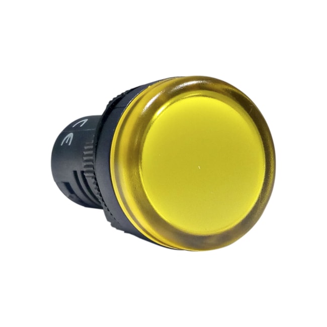 Sinaleiro Iluminado Chint ND16-22DS/2 Amarelo - 24V LED