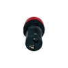 Sinalizador com Buzzer Chint ND16-22FS 230V Vermelho com LED Integrado