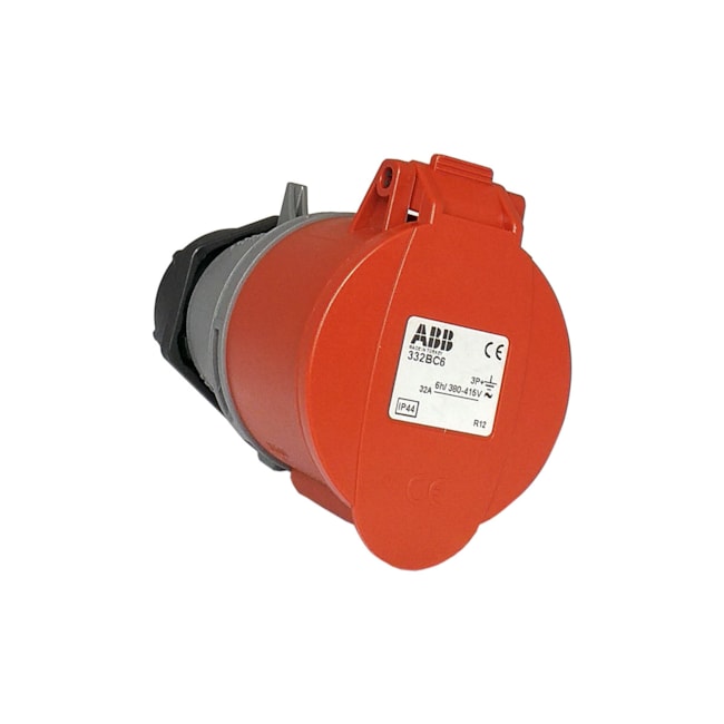 Tomada Trifásica | 3P+E 32A | 332BC6 | ABB Tomada Trifásica | 3P+E 32A | 332BC6 | ABB